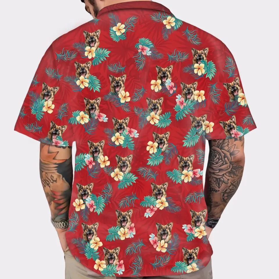 Create Your Own Hawaiian Shirt With Pet Photo