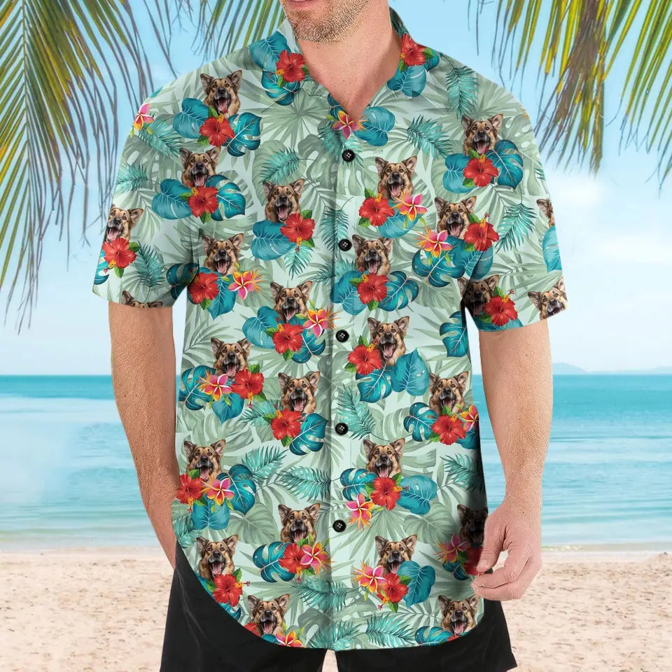 Create Your Own Hawaiian Shirt With Pet Photo