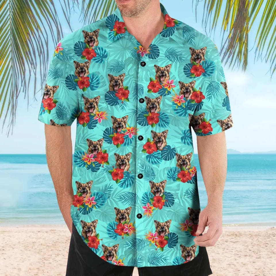 Create Your Own Hawaiian Shirt With Pet Photo