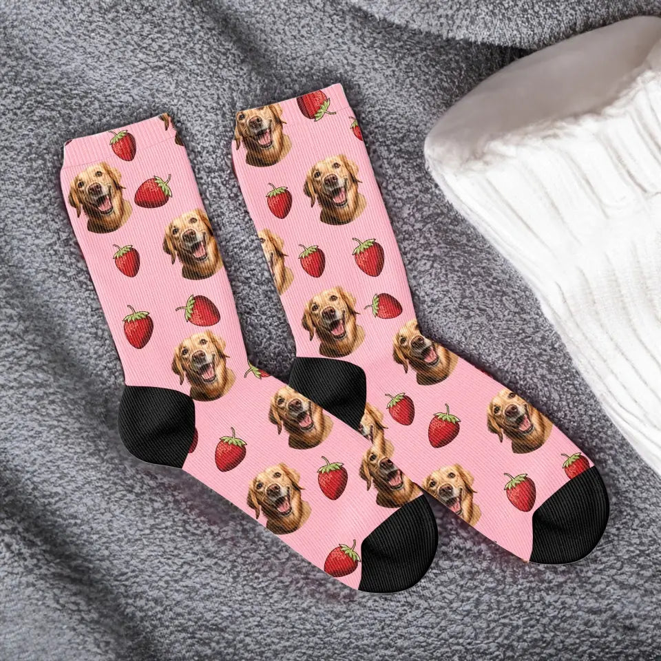 Custom Your Own Socks With Your Pet Face - Buy 01 Get 01 Free