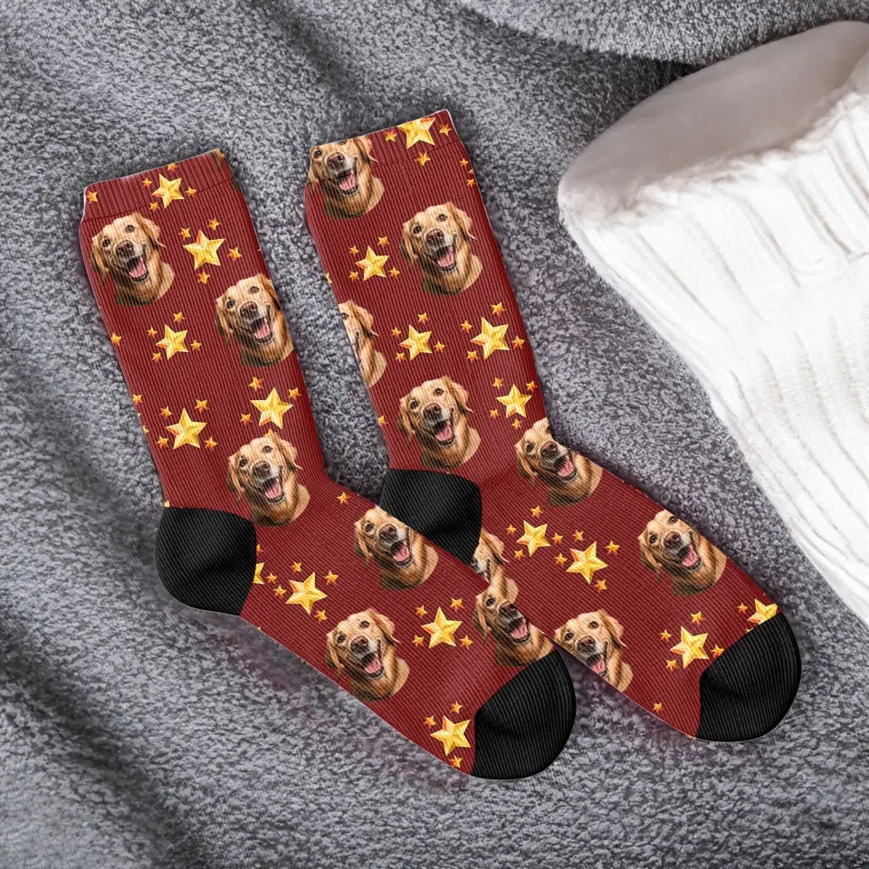 Custom Your Own Socks With Your Pet Face - Buy 01 Get 01 Free
