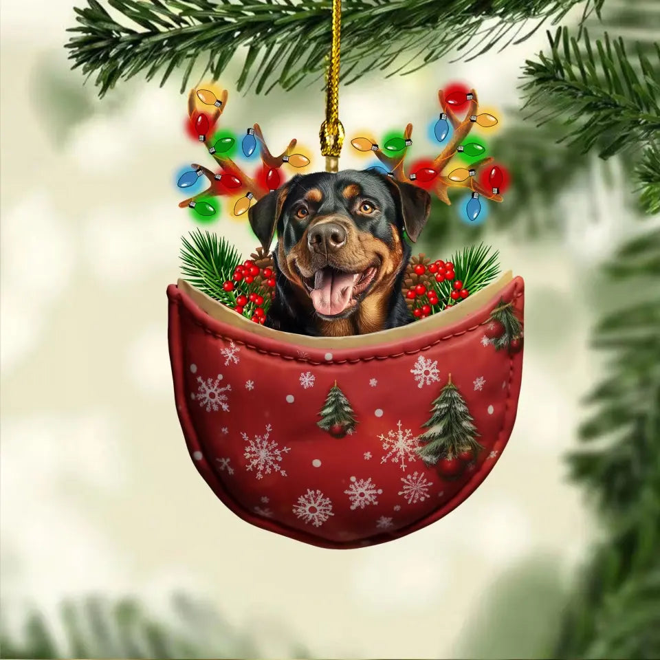 Custom Ceramic Ornament With Your Pet Photo