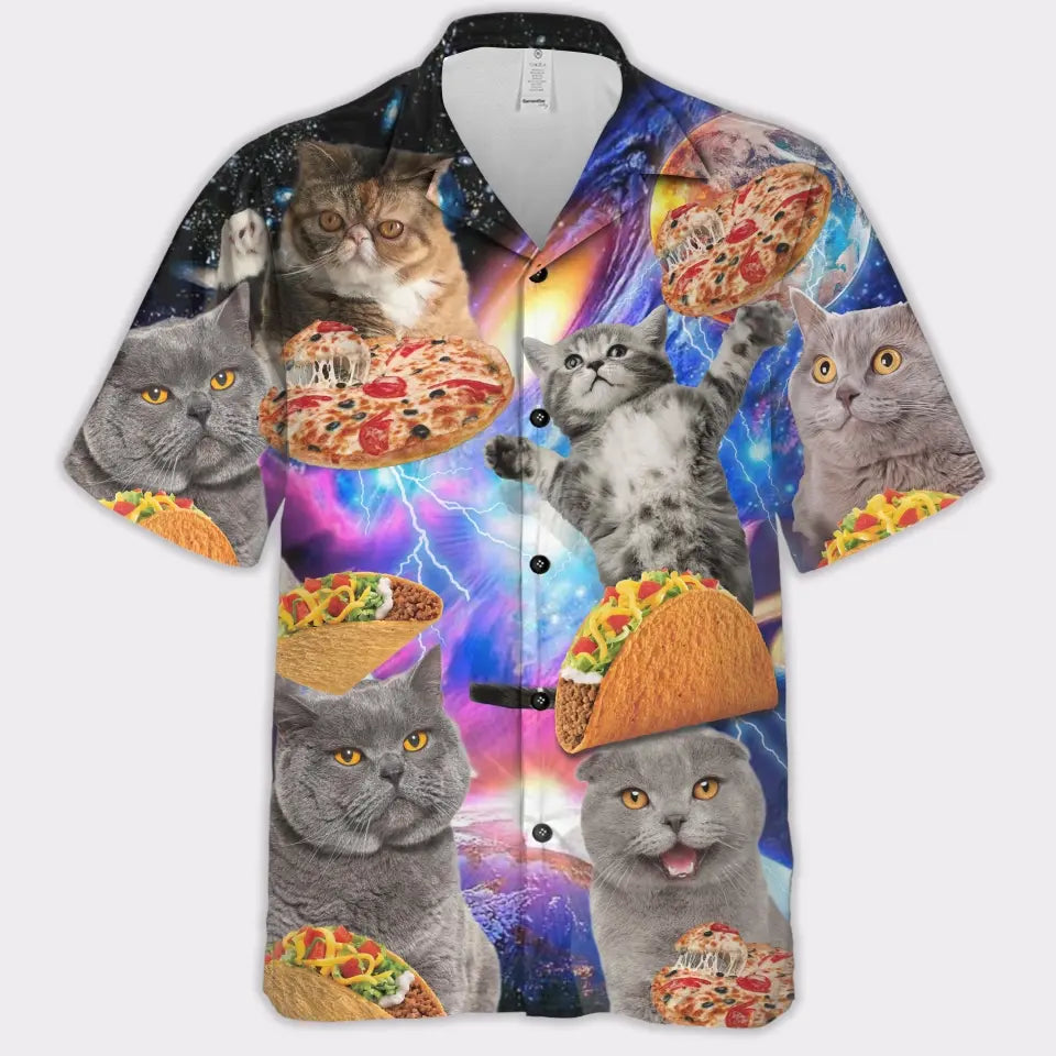 Create Your Own Space Theme Hawaiian Shirt