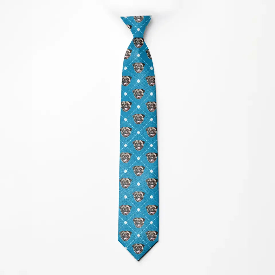 Personalized Neck Tie With Your Pet's Face