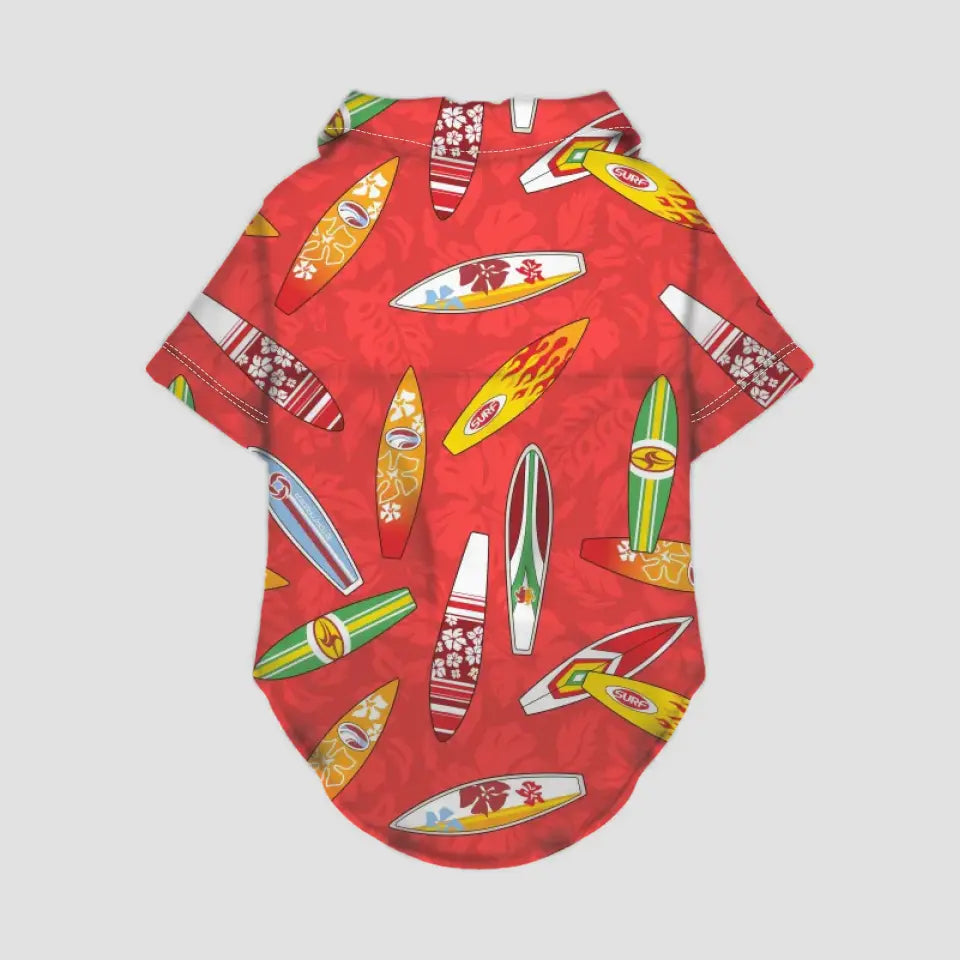 Matching Pet And Owner Button Shirt