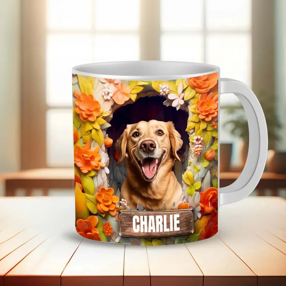 Personalized 3D Mug With Your Pet Photo