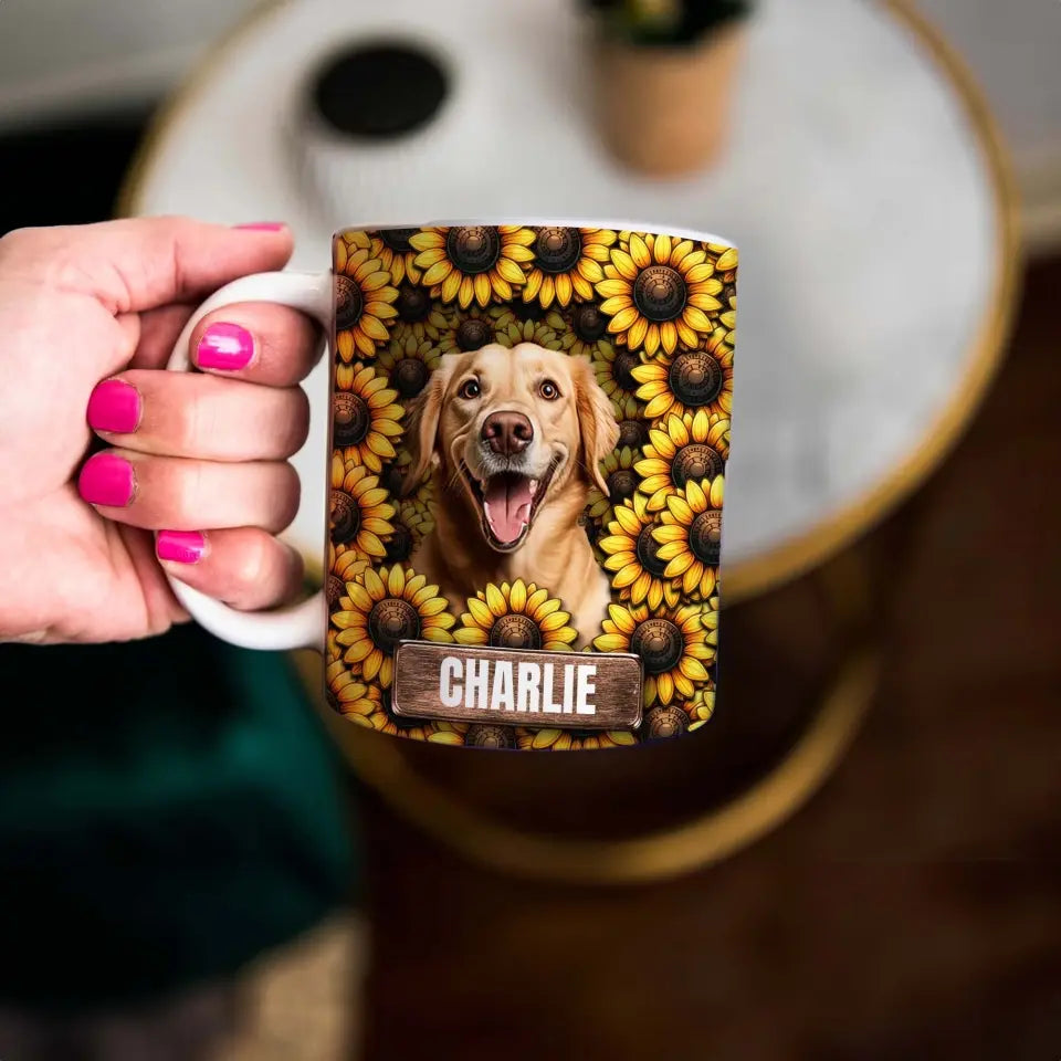 Personalized 3D Mug With Your Pet Photo