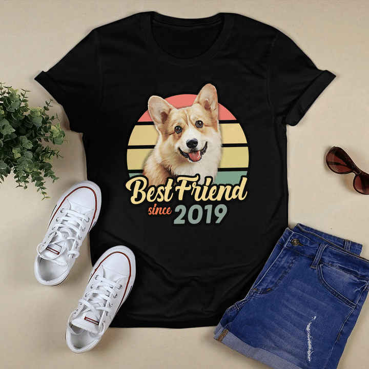 Custom T Shirt With Pet Face | Personalized Gift For Dog & Cat Lovers | Best Friend Unisex T Shirt