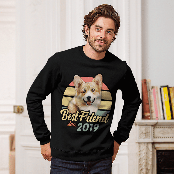 Custom T Shirt With Pet Face | Personalized Gift For Dog & Cat Lovers | Best Friend Unisex T Shirt
