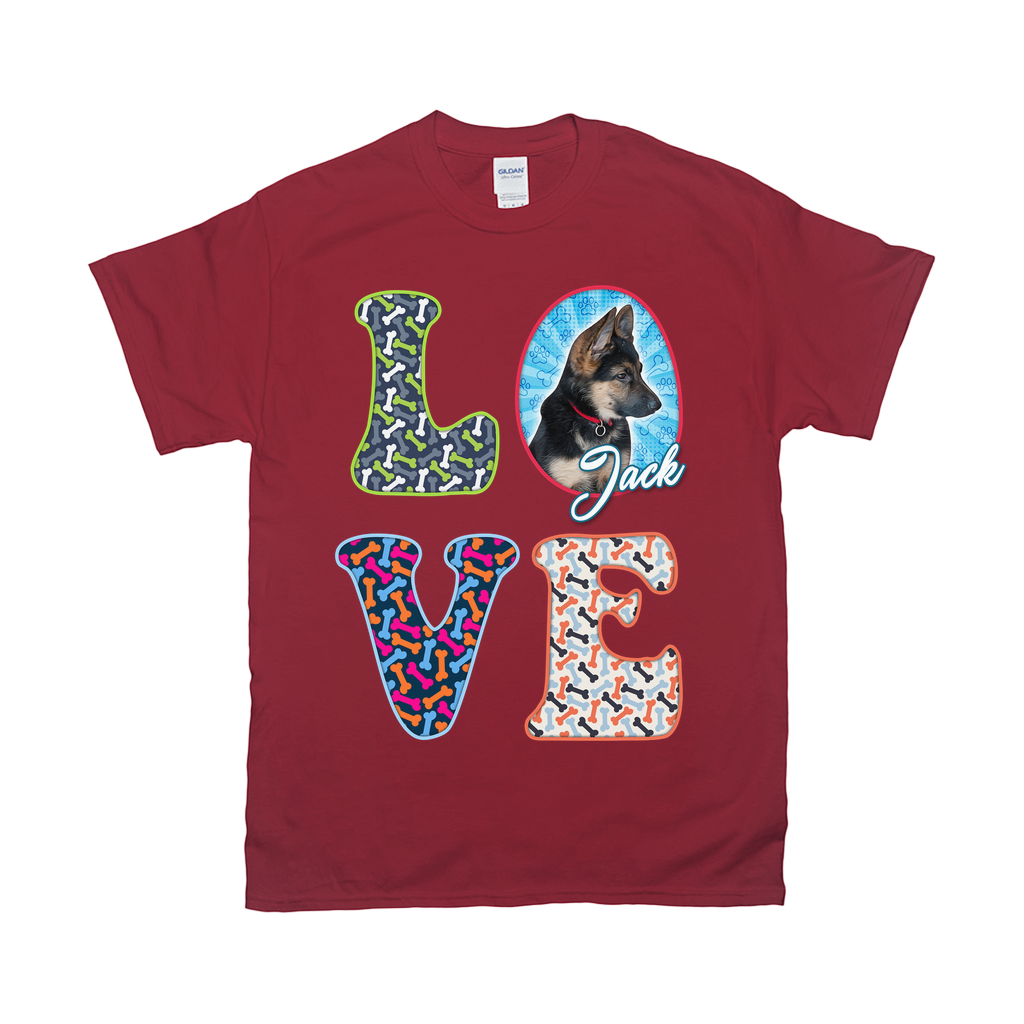 Love Pet Custom Pet T-shirt - Noble Pawtrait