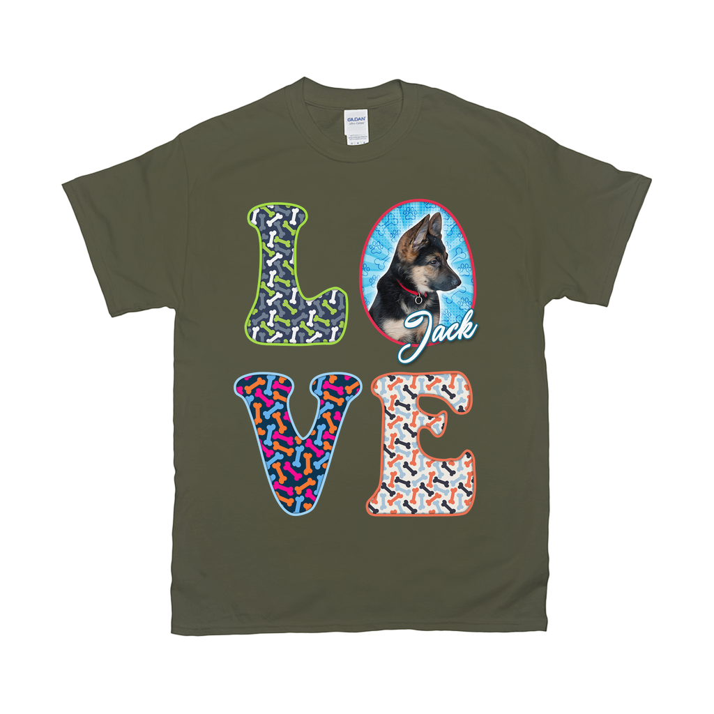 Love Pet Custom Pet T-shirt - Noble Pawtrait