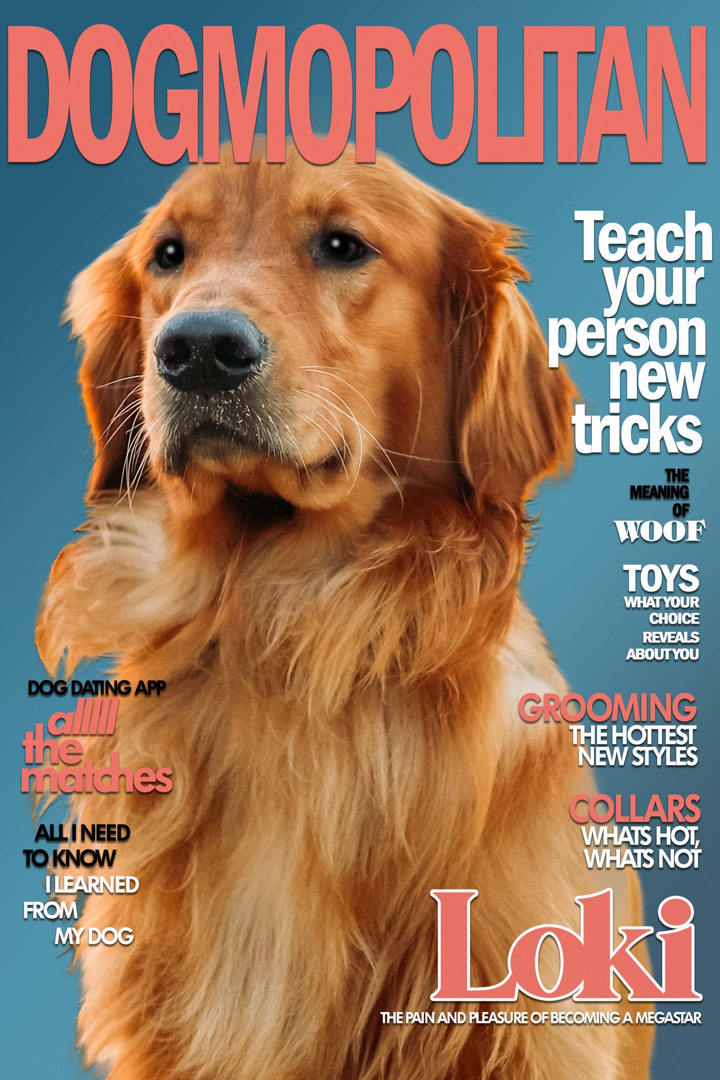 The Dogmopolitan Custom Pet Portrait - Noble Pawtrait