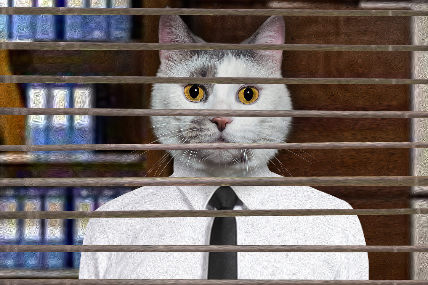 The Big Tuna Custom Pet Portrait Canvas - Noble Pawtrait