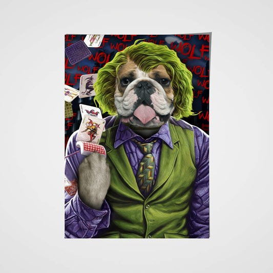 The Joke Paw Custom Pet Portrait Poster - Noble Pawtrait