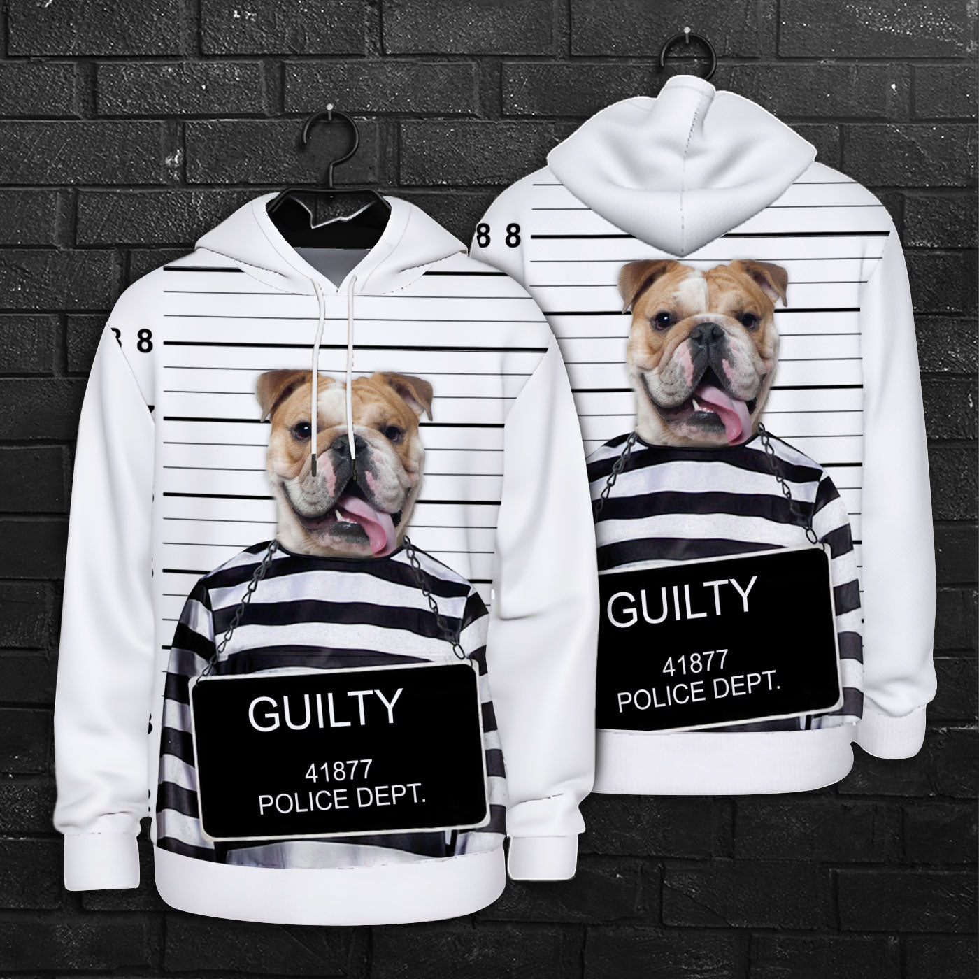 Le Bad Boy All Over Print Sweat à capuche personnalisé