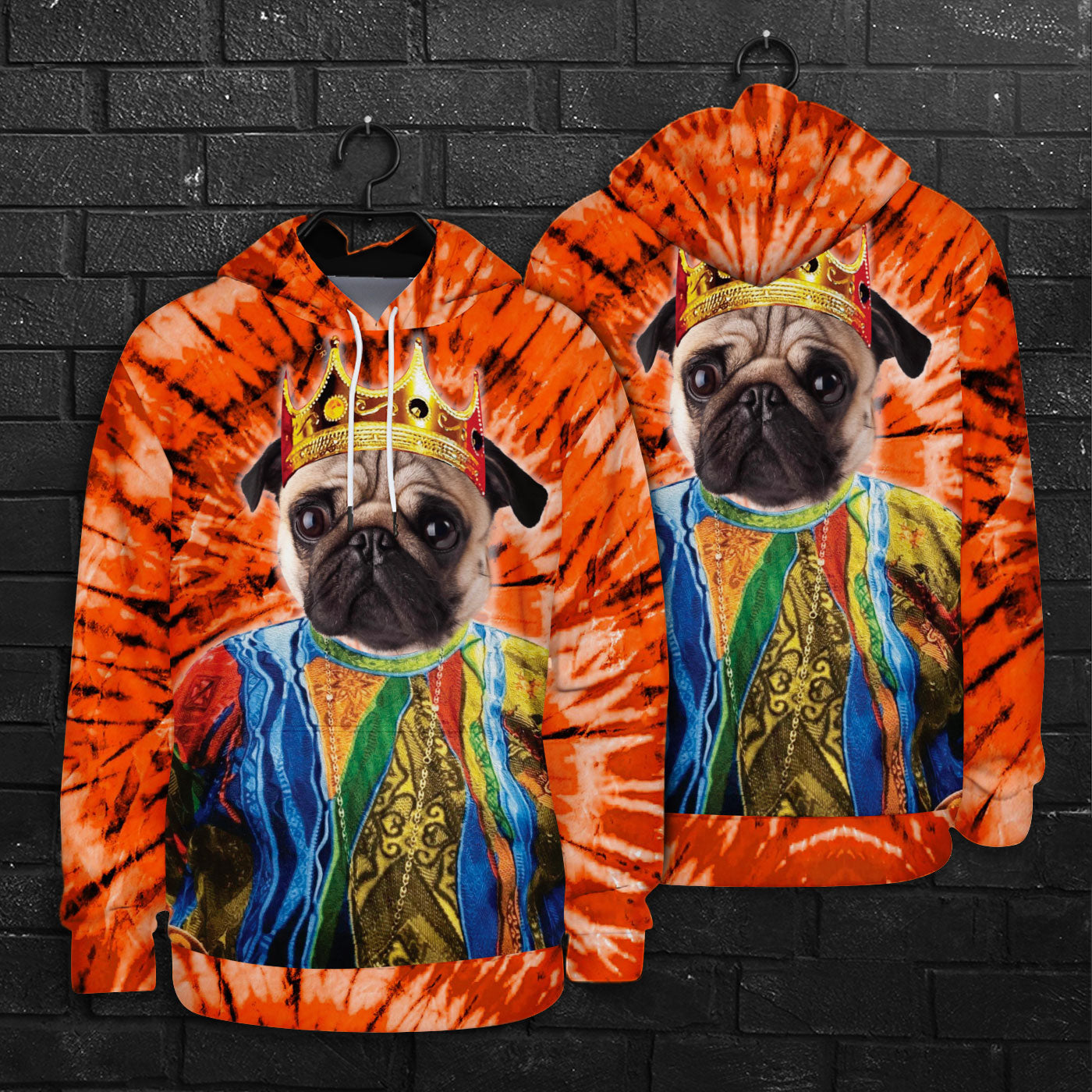 Sweat à capuche d'Halloween personnalisé The Notorious All Over Print