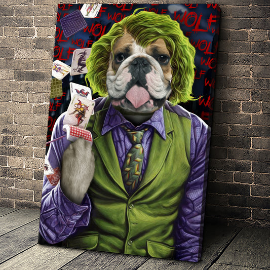 The Joke Paw Custom Pet Portrait - Noble Pawtrait