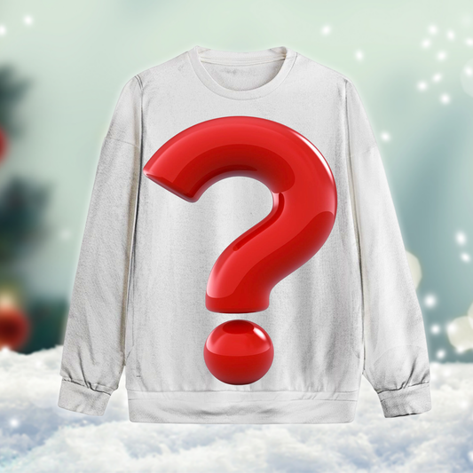 Pull laid personnalisé spécial, tenue de noël personnalisée imprimée partout