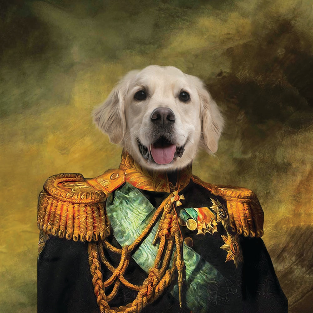 The Centurions Custom Pet Ornament 2-Sided - Noble Pawtrait