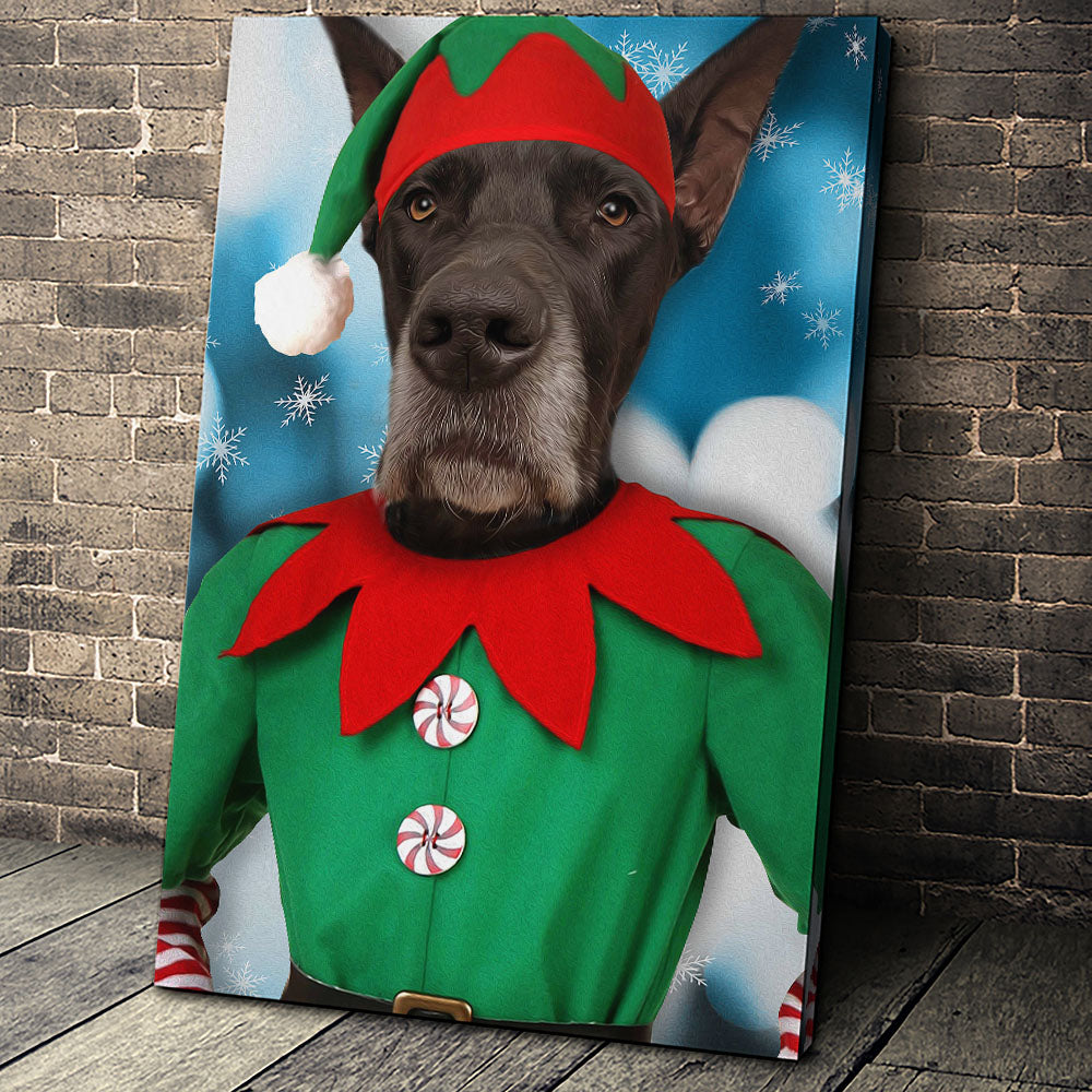 The Male Elf Custom Pet Portrait - Noble Pawtrait