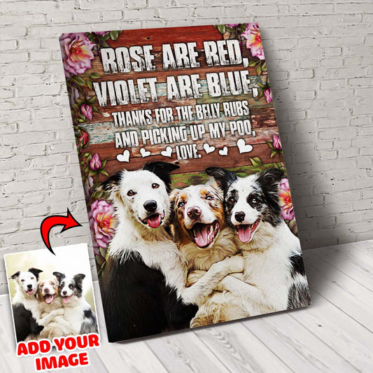 The Poem Custom Pet Portrait Canvas - Noble Pawtrait