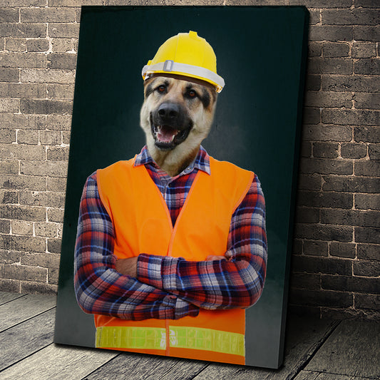 The Engineer Custom Pet Portrait - Noble Pawtrait