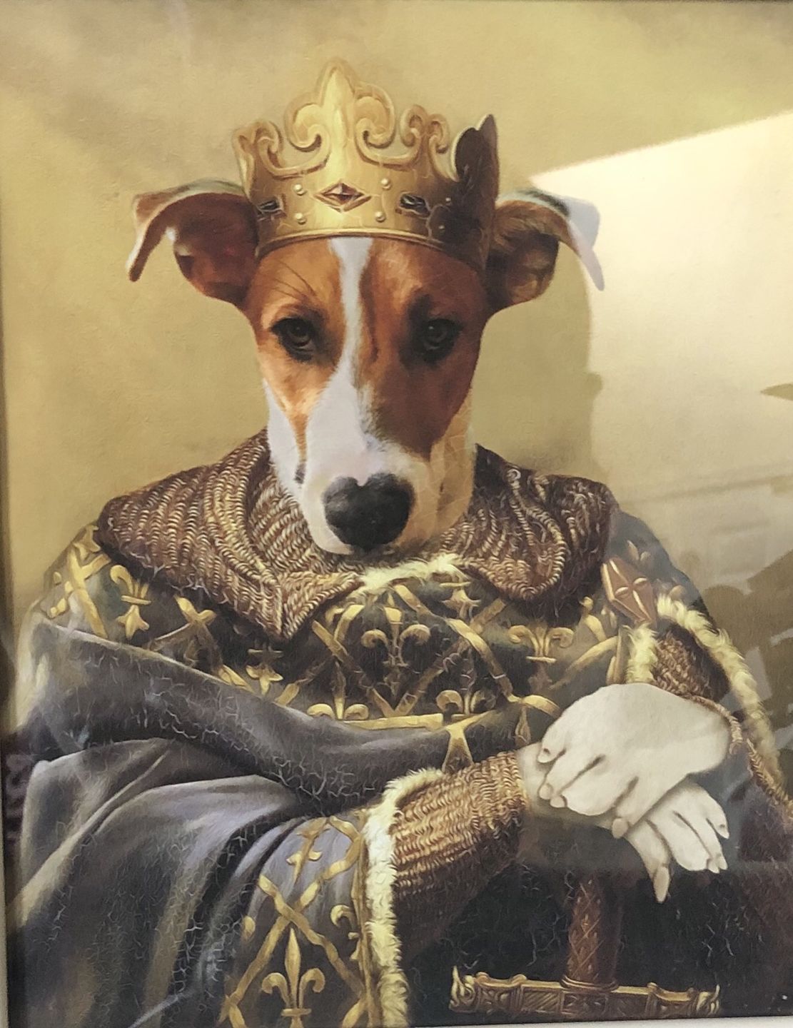 The Noble Warrior Custom Pet Portrait Poster - Noble Pawtrait