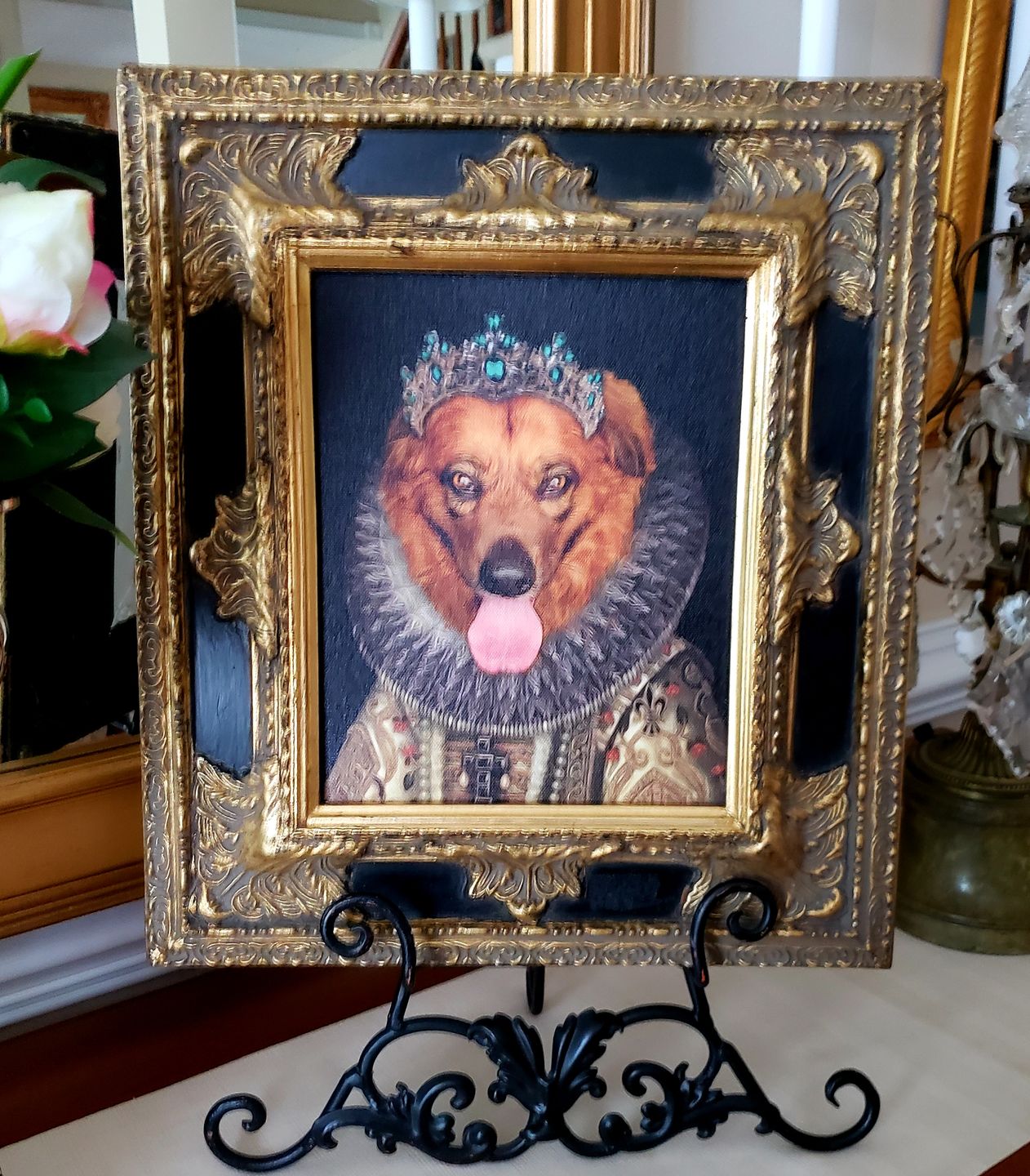 The Priest Custom Pet Portrait Poster - Noble Pawtrait