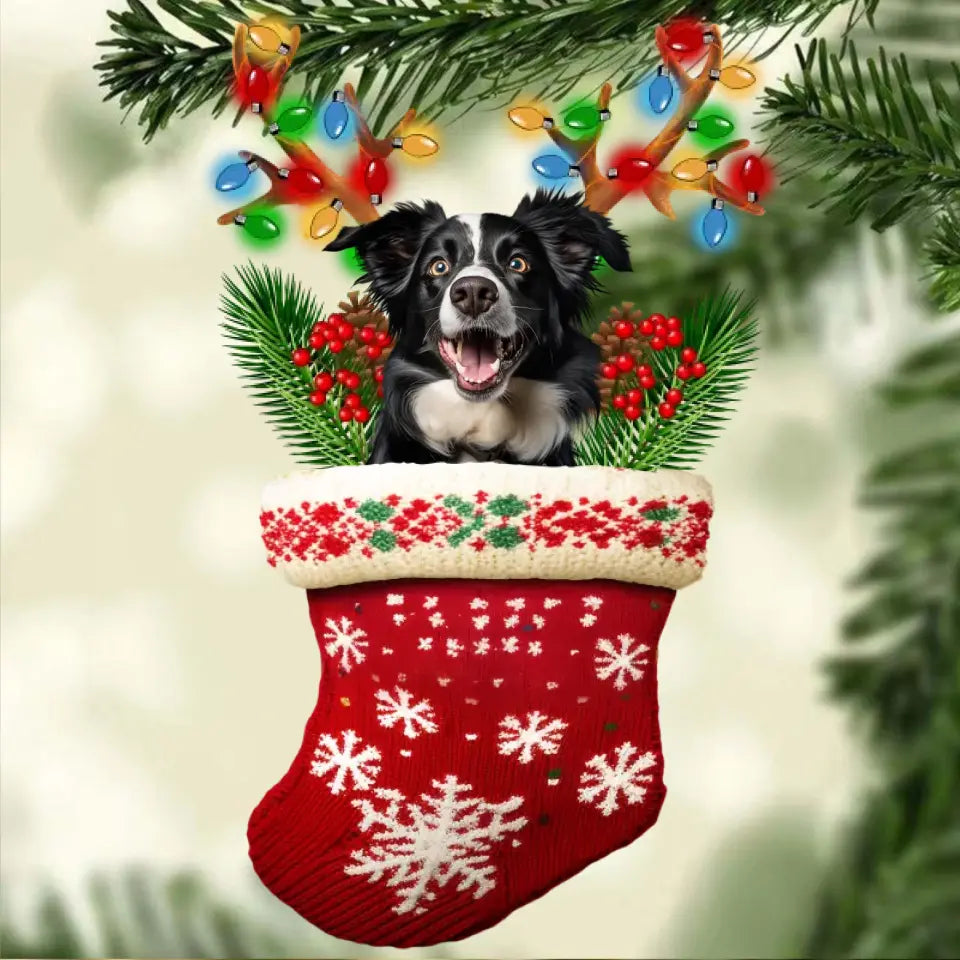 Custom Ceramic Ornament With Your Pet Photo