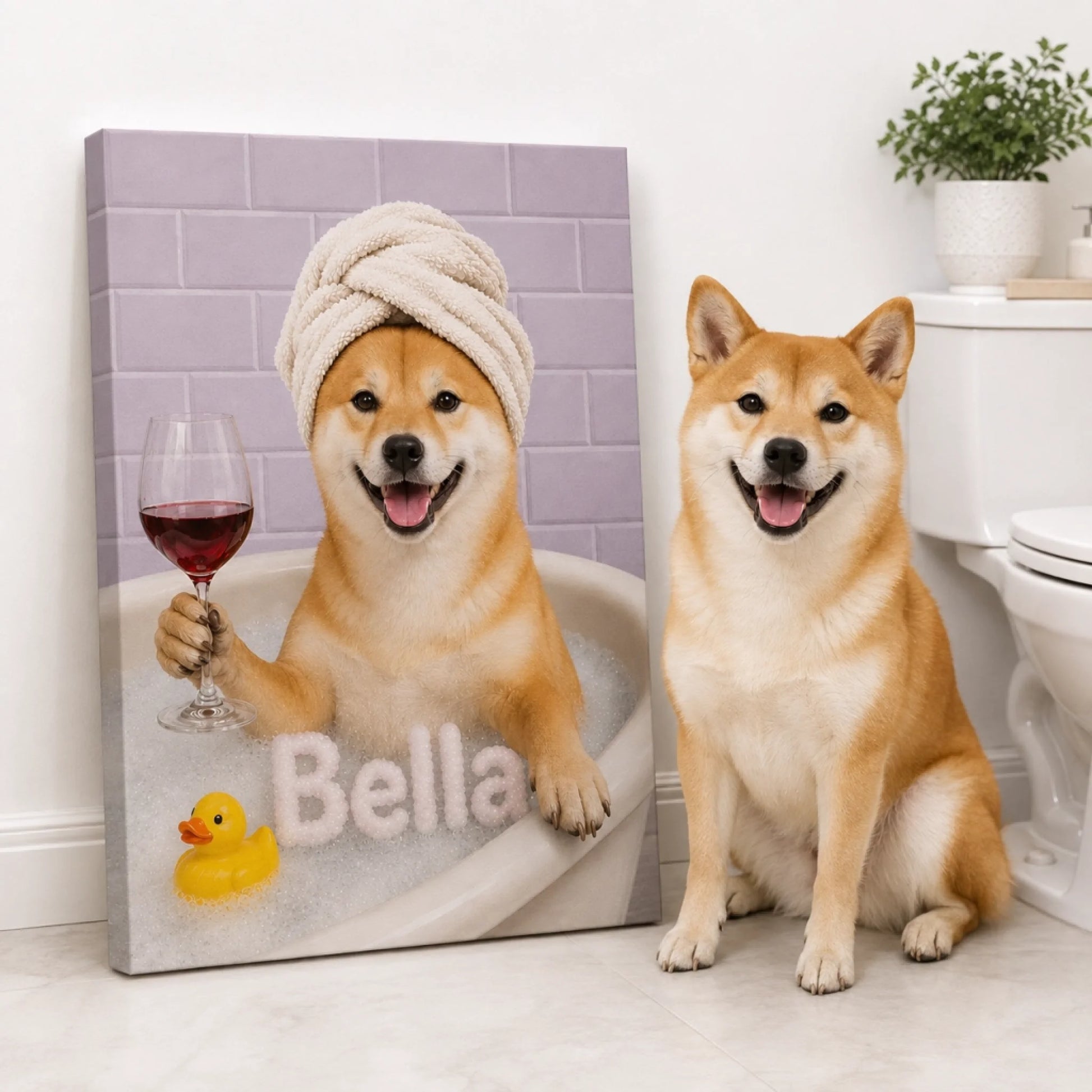 canvas wine