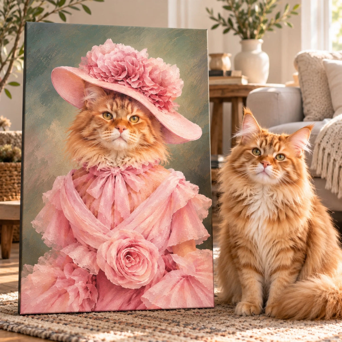 pink cat