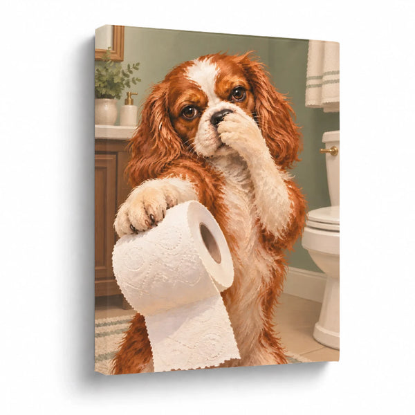 Smelly Toilet - Custom Pet Portrait