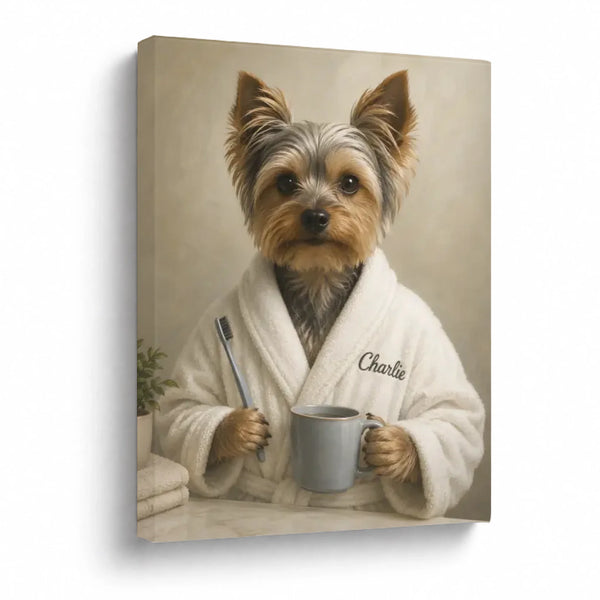 Morning Brush - Custom Pet Portrait