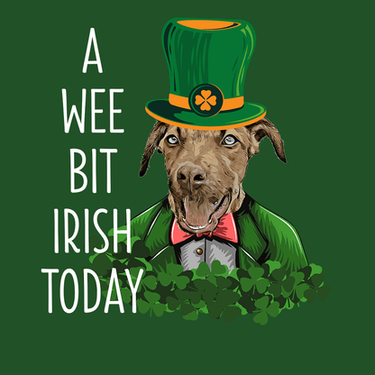 A Wee Bit Irish Today Custom Pet Unisex T-shirt