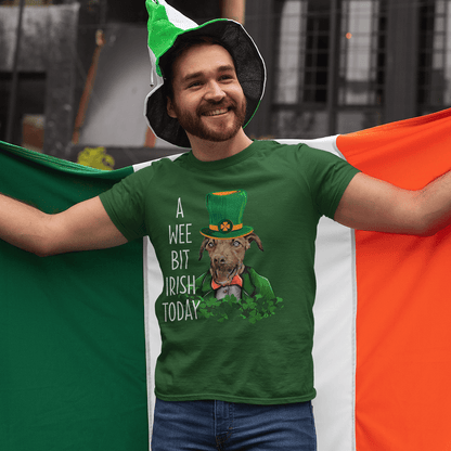 A Wee Bit Irish Today Custom Pet Unisex T-shirt