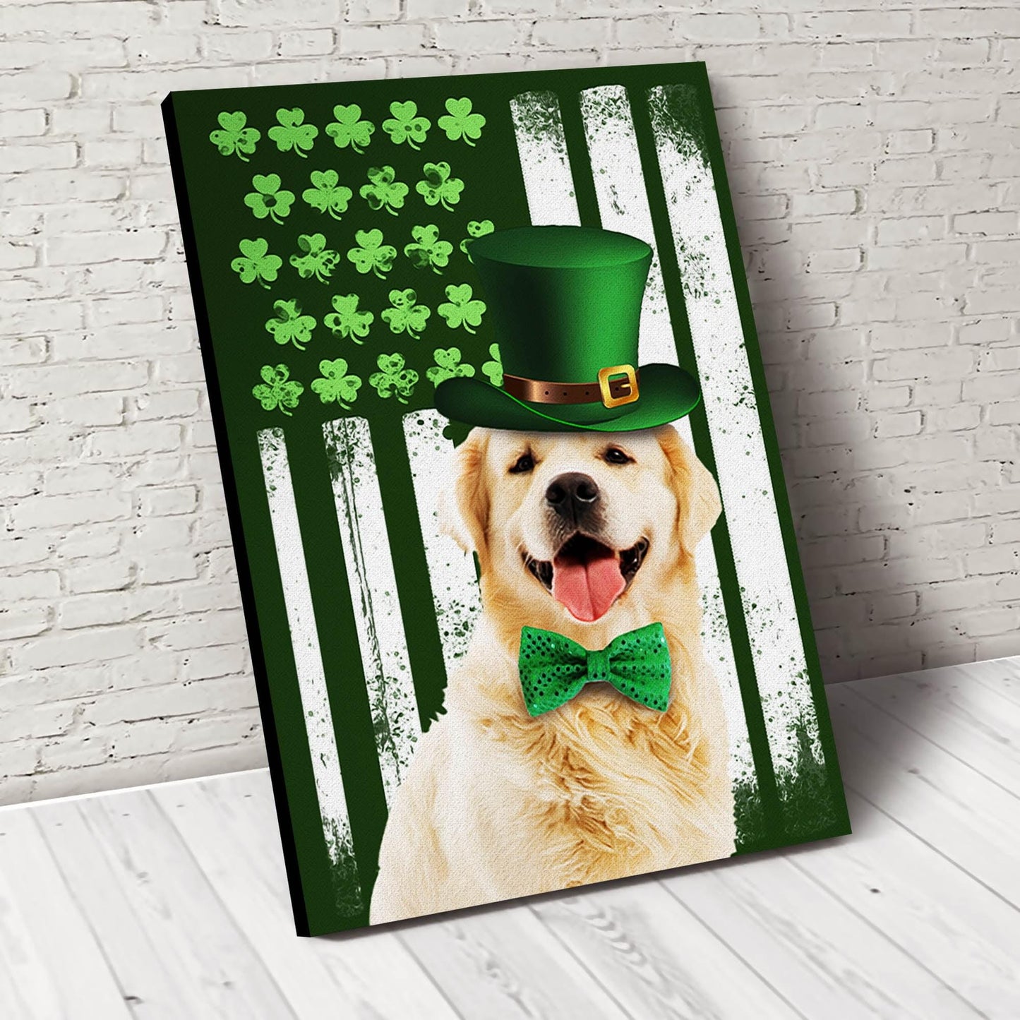 American Patrick Custom Pet Portrait Canvas