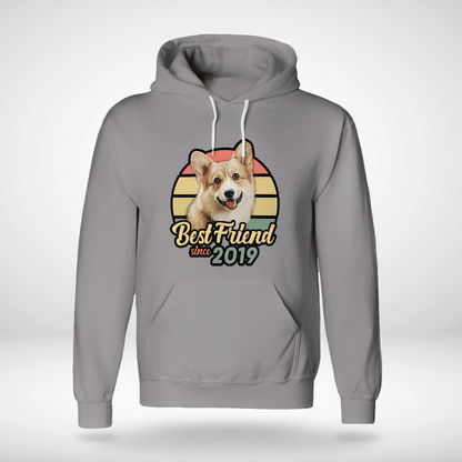 Custom T Shirt With Pet Face | Personalized Gift For Dog & Cat Lovers | Best Friend Unisex T Shirt