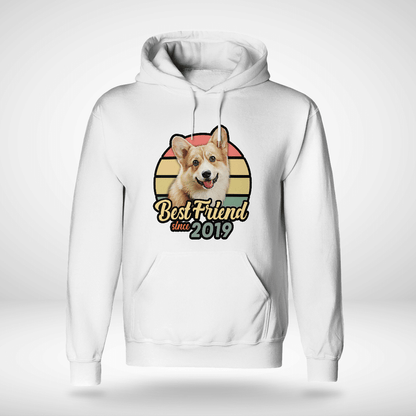Custom T Shirt With Pet Face | Personalized Gift For Dog & Cat Lovers | Best Friend Unisex T Shirt