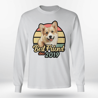 Custom T Shirt With Pet Face | Personalized Gift For Dog & Cat Lovers | Best Friend Unisex T Shirt