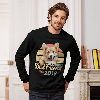 Custom T Shirt With Pet Face | Personalized Gift For Dog & Cat Lovers | Best Friend Unisex T Shirt