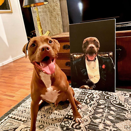 The Legend Custom Pet Portrait - Noble Pawtrait