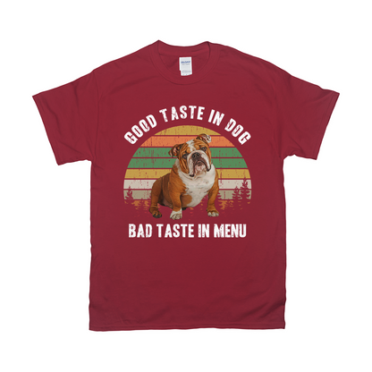 Good Taste In Dog Custom Pet T-shirt - Noble Pawtrait