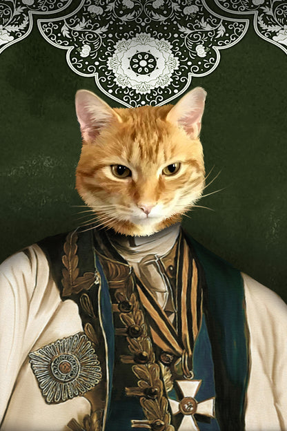 The Ambassador Custom Pet Portrait - Noble Pawtrait