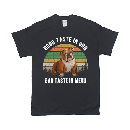 Good Taste In Dog Custom Pet T-shirt - Noble Pawtrait