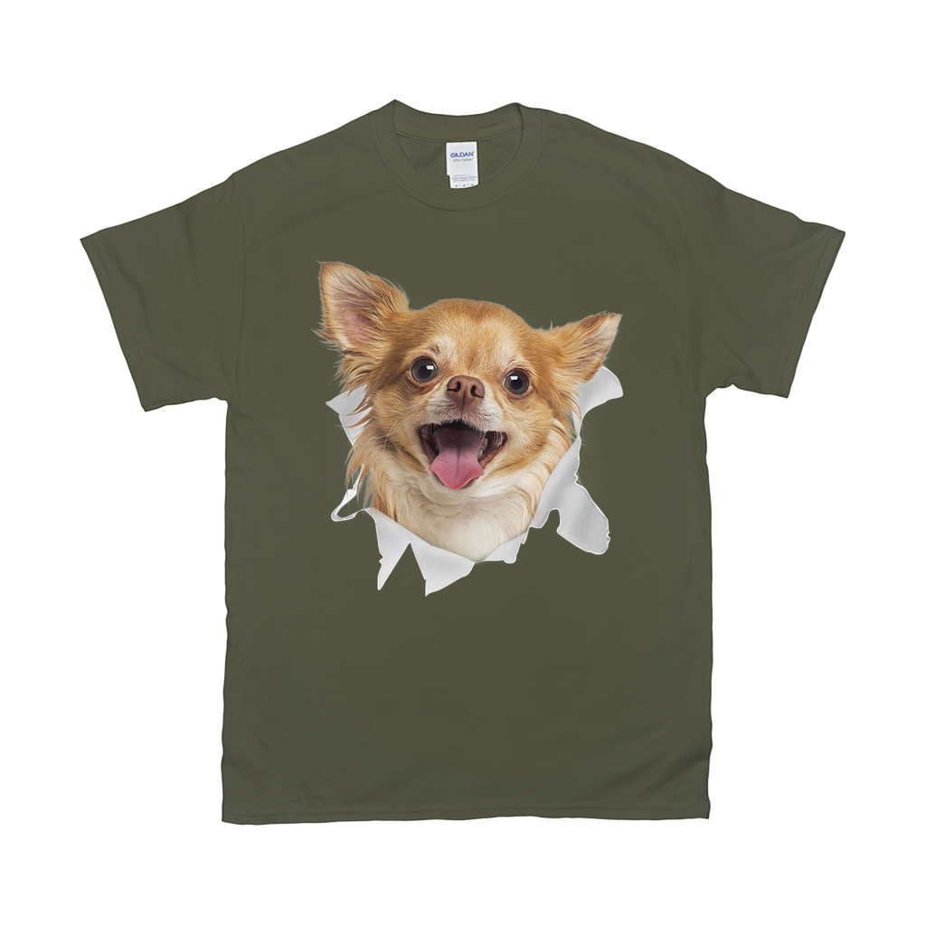 Pet Face Custom Pet T-shirt - Noble Pawtrait