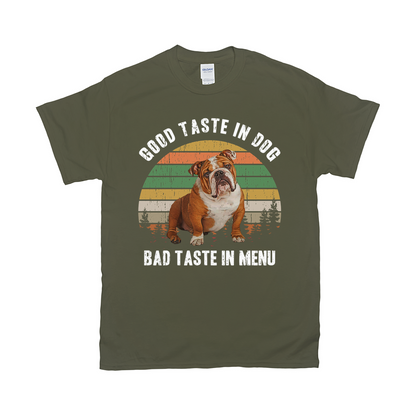 Good Taste In Dog Custom Pet T-shirt - Noble Pawtrait