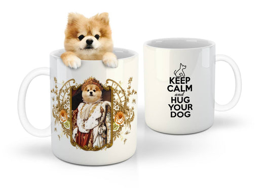 The King Royal Custom Mug - Noble Pawtrait