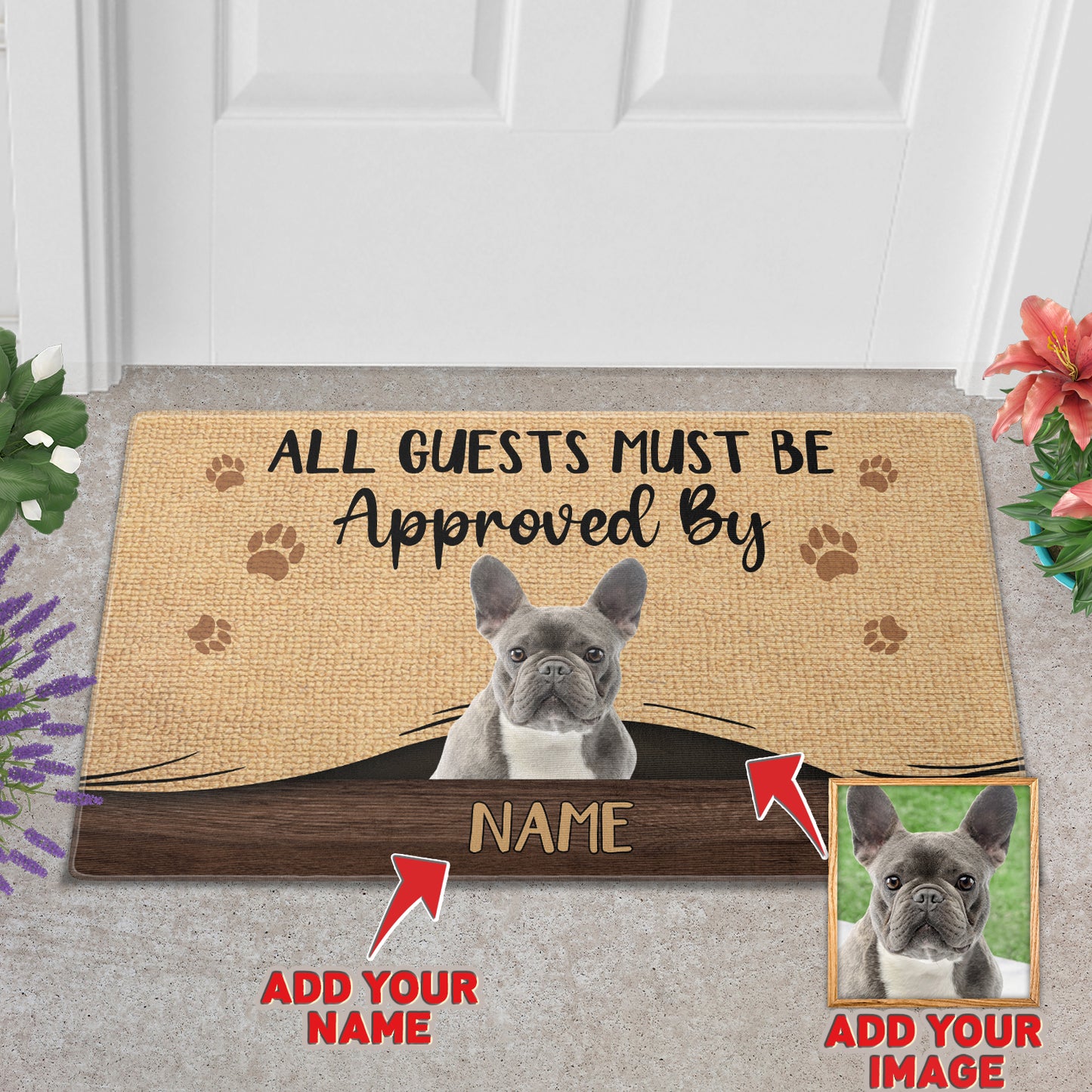 Personalize All Pet Must Be Approved By Doormat