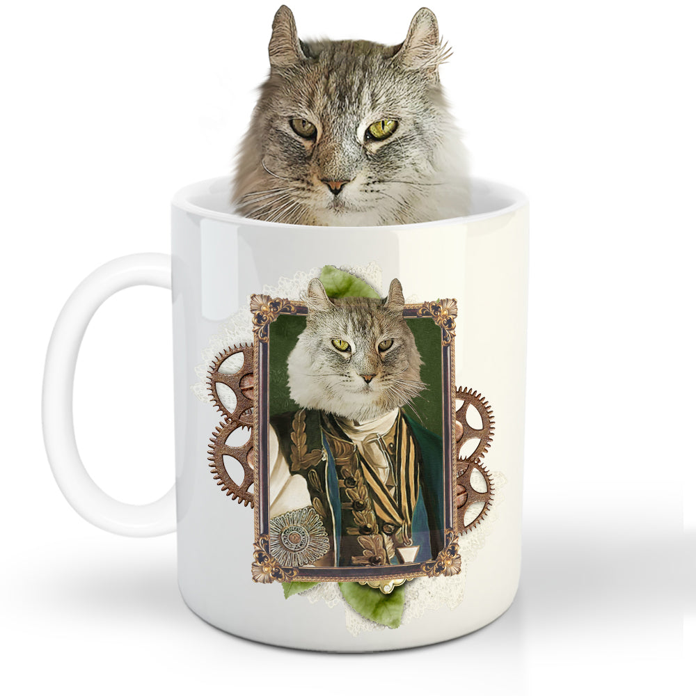 The Ambassador Custom Pet Mug - Noble Pawtrait