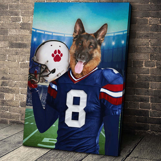 The Buffalo Fan Custom Pet Portrait - Noble Pawtrait